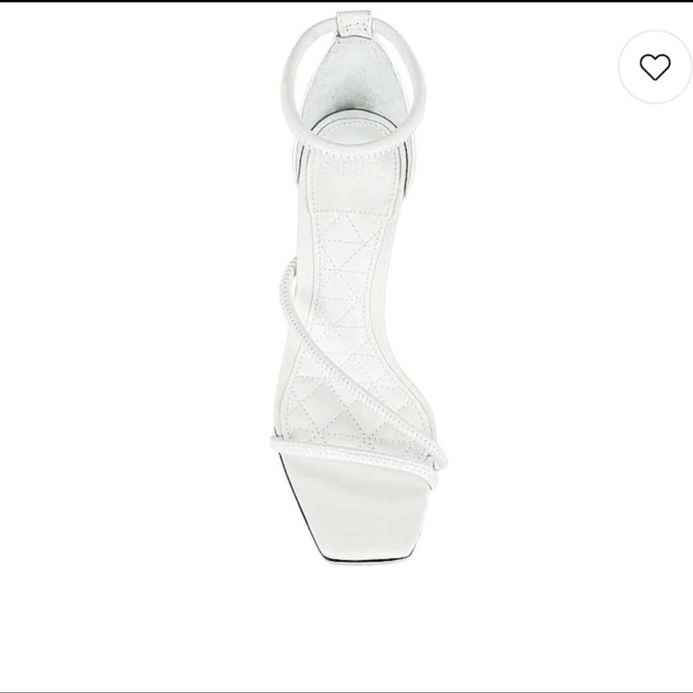 Schutz Gaiah Heel in White - Picture 3 of 7